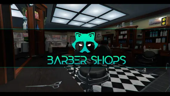 Gabz Barber Shops MLO - Six FiveM Barbershop Interiors