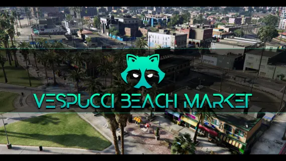 Gabz Vespucci Beach Market MLO - FiveM Open-Air Market