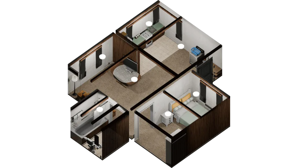 Furnished Housing Shell Pack
