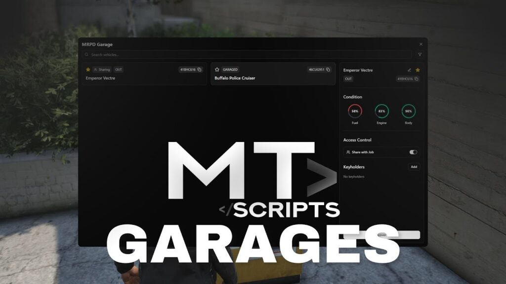 FiveM Garages, Parking and Impound system for ESX, QBCore and Qbox